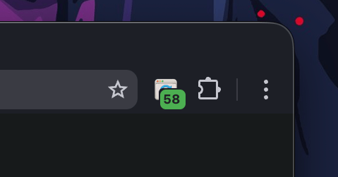 Toolbar countdown badge